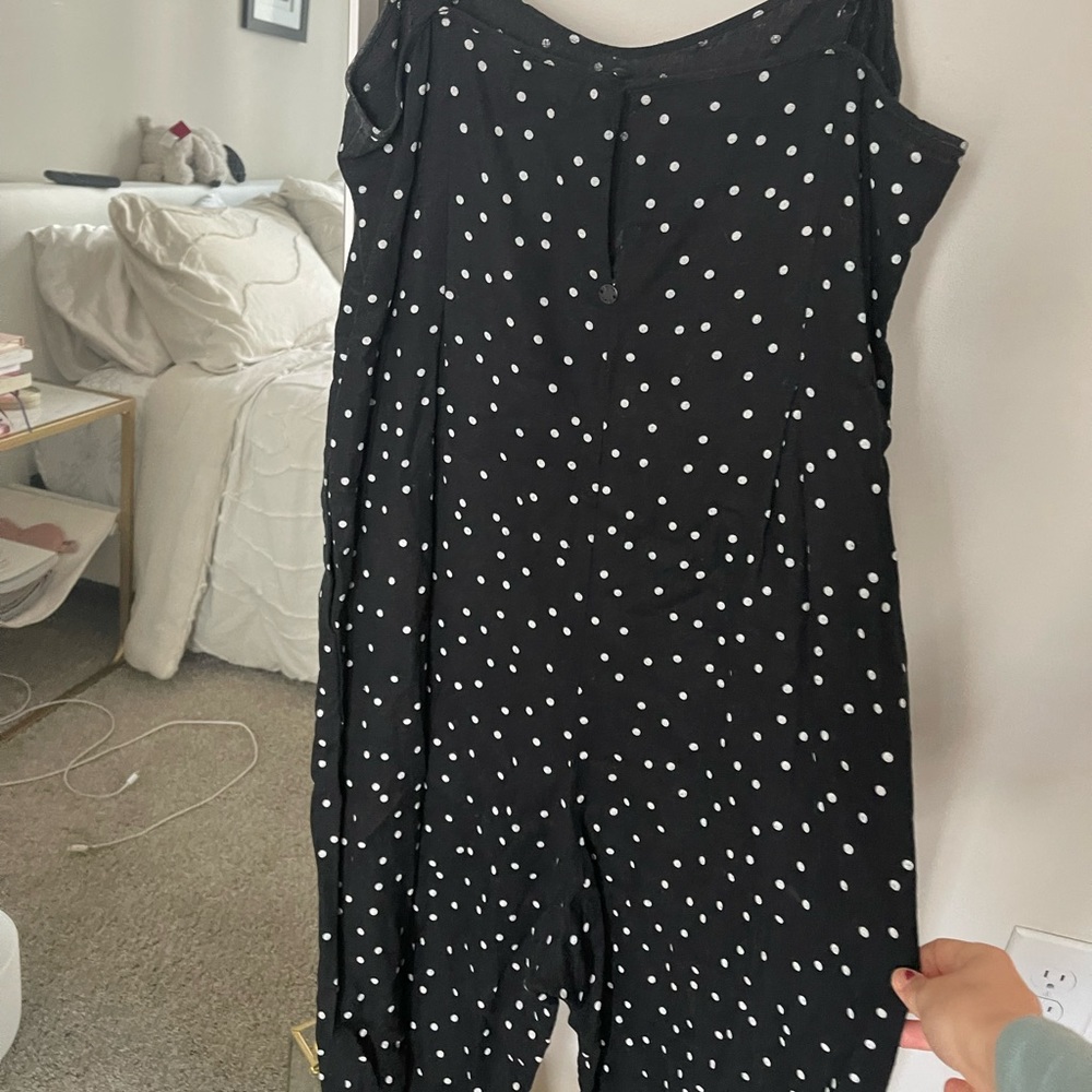 polka dot jumpsuit